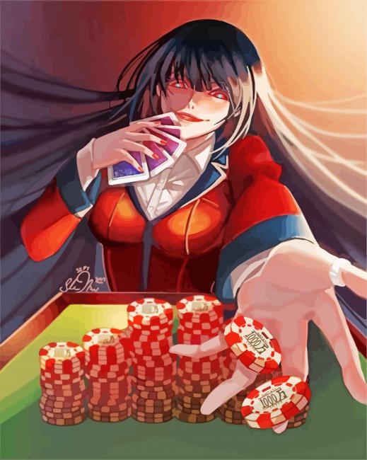 Kakegurui Yumeko Jabami Anime - Paint By Number - Painting By Numbers
